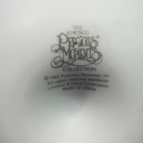 Precious Moments Love Never Fails Apple Trinket Box Gift For Teacher No Box - Picture 10 of 10